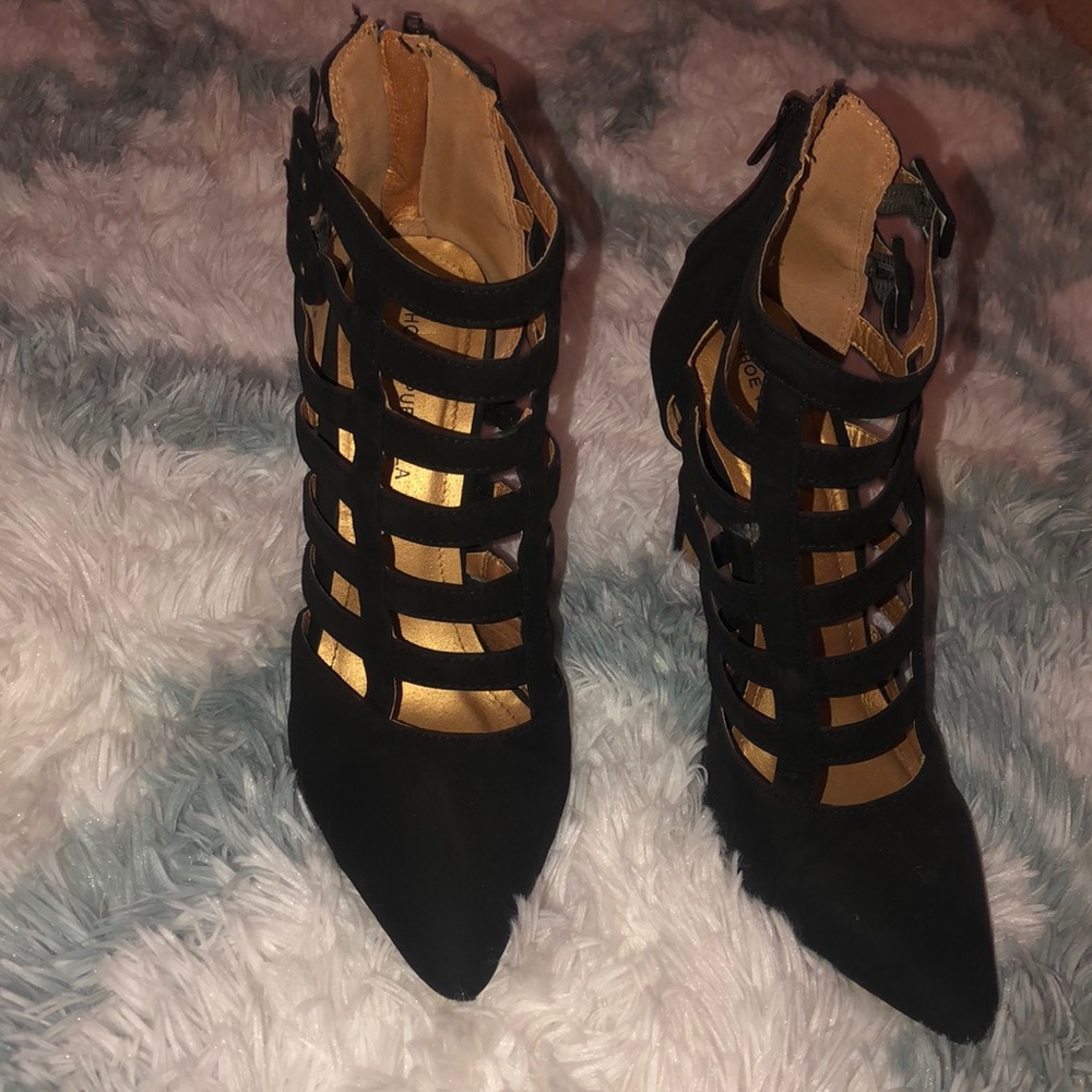 Black booties